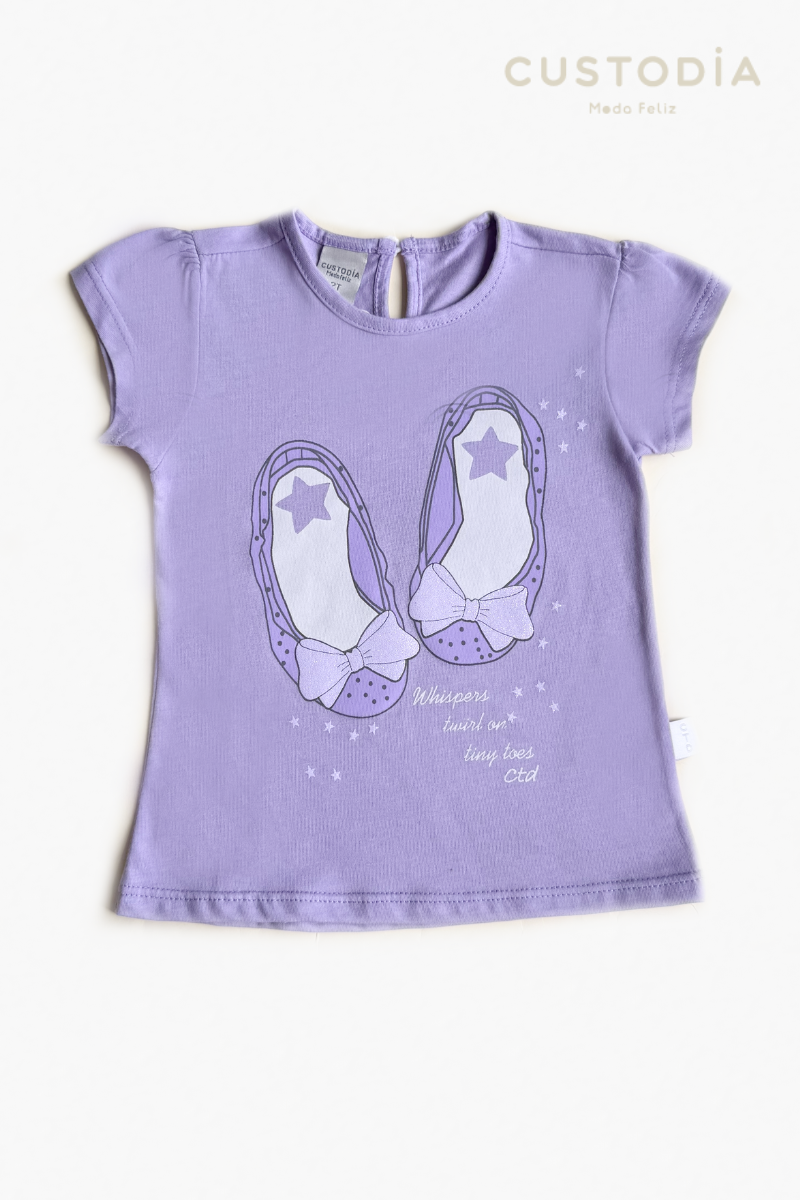 Camiseta Gráfica Ballerina