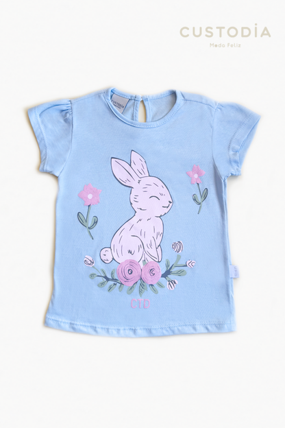 Camiseta Gráfica Conejita