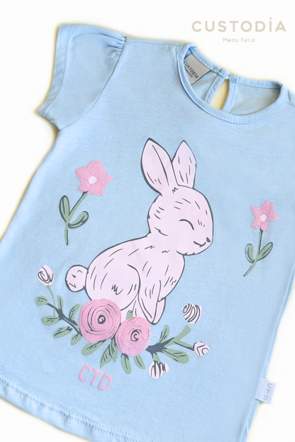 Camiseta Gráfica Conejita
