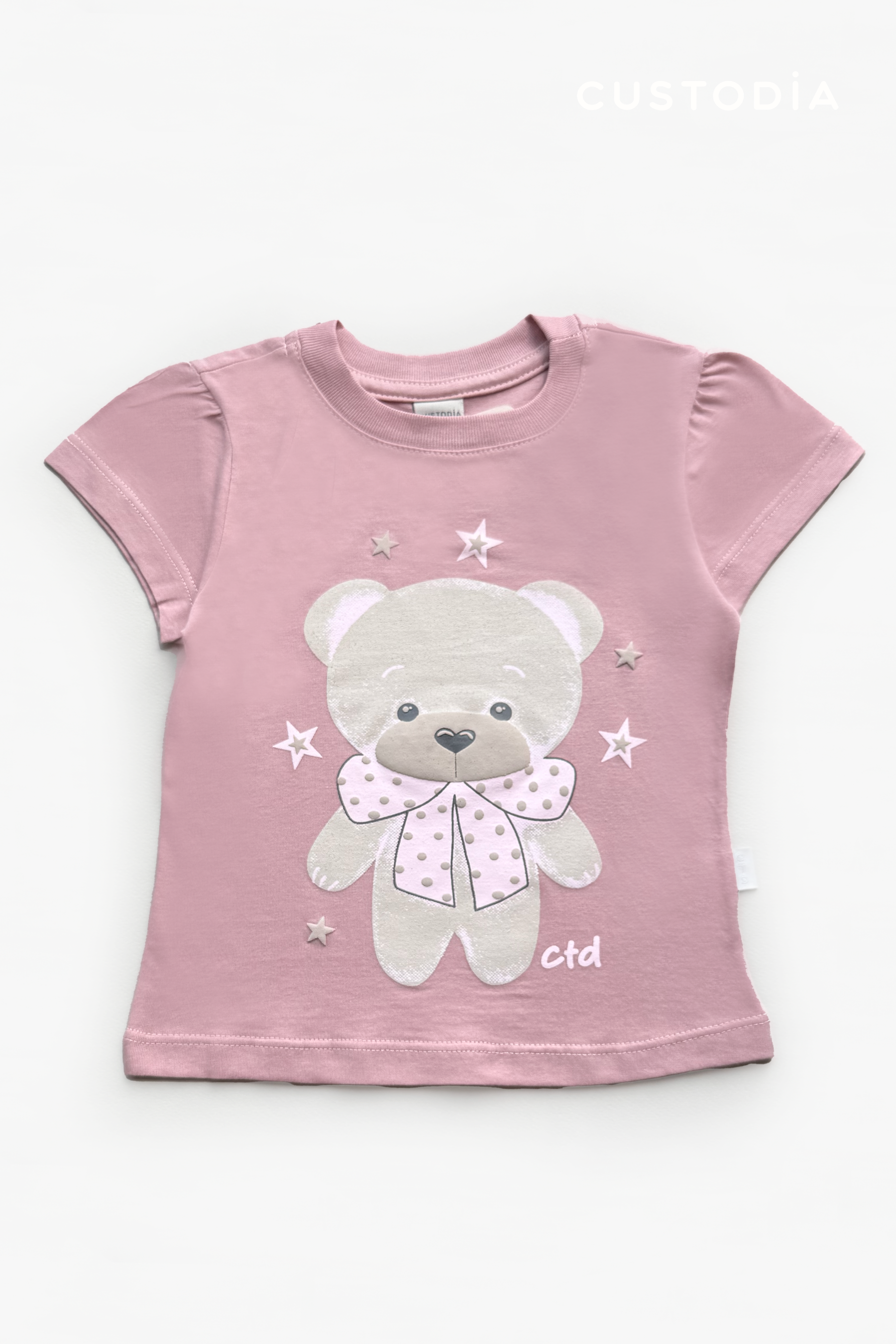 Camiseta Gráfica Osita Moño