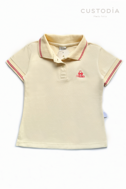 Camiseta Tipo Polo Cherry