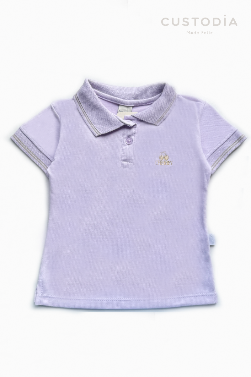 Camiseta Tipo Polo Cherry