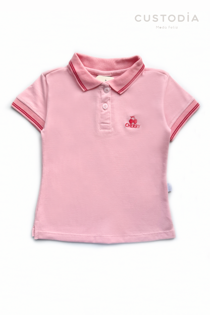 Camiseta Tipo Polo Cherry