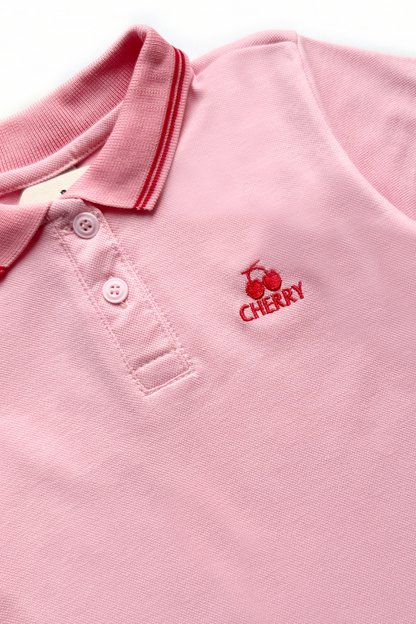 Camiseta Tipo Polo Cherry
