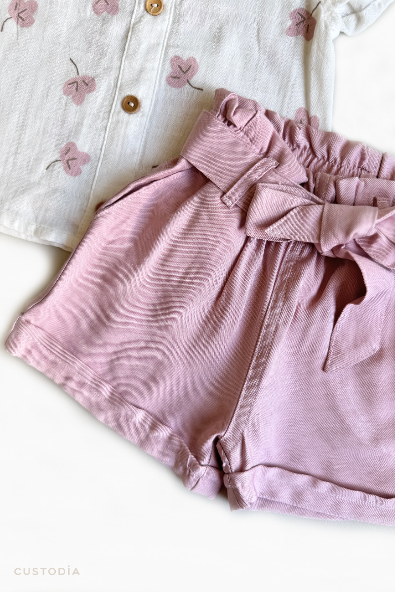 Set short y Blusa Flora