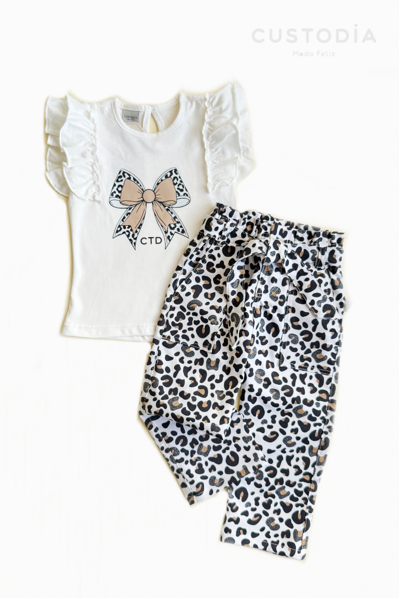 Set 2 Prendas Moño Printi