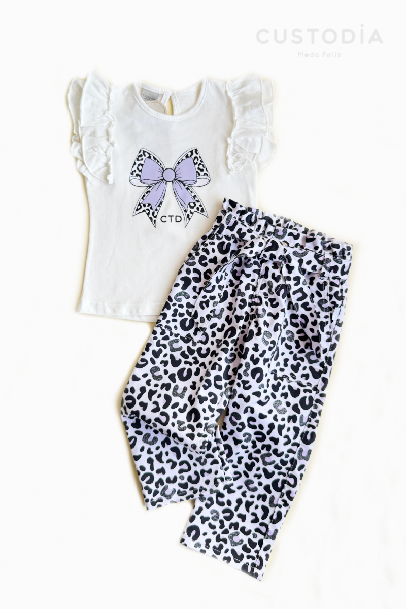 Set 2 Prendas Moño Printi