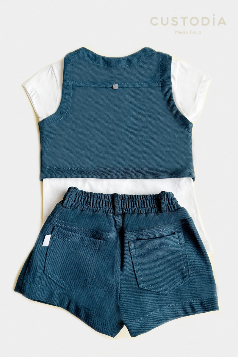 Set Chaleco y Falda Short Margaret