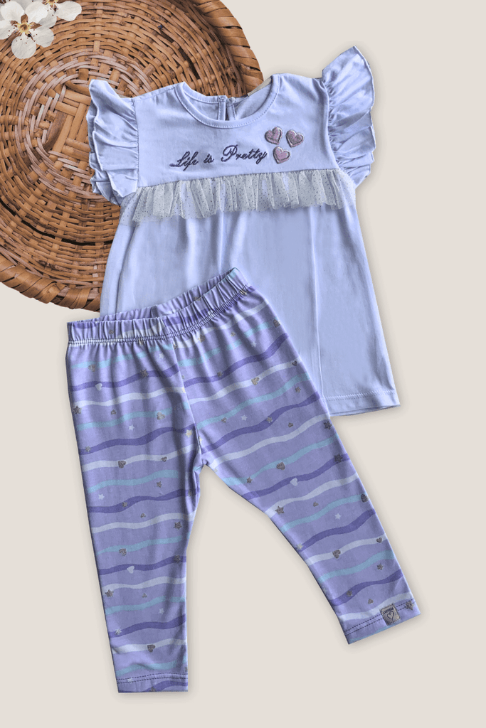 Set Leggins + Camiseta Pretty - Custodia ModaFeliz