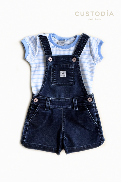 Overall Corto Jean Love