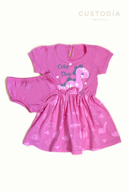 Vestido Dino Cute con Panty