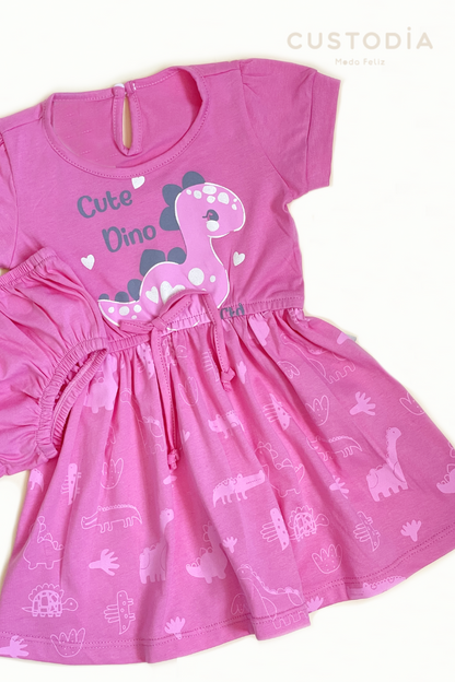 Vestido Dino Cute con Panty