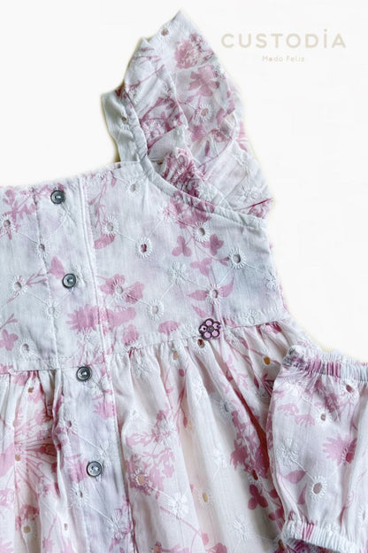 Vestido Botones Ojalillo