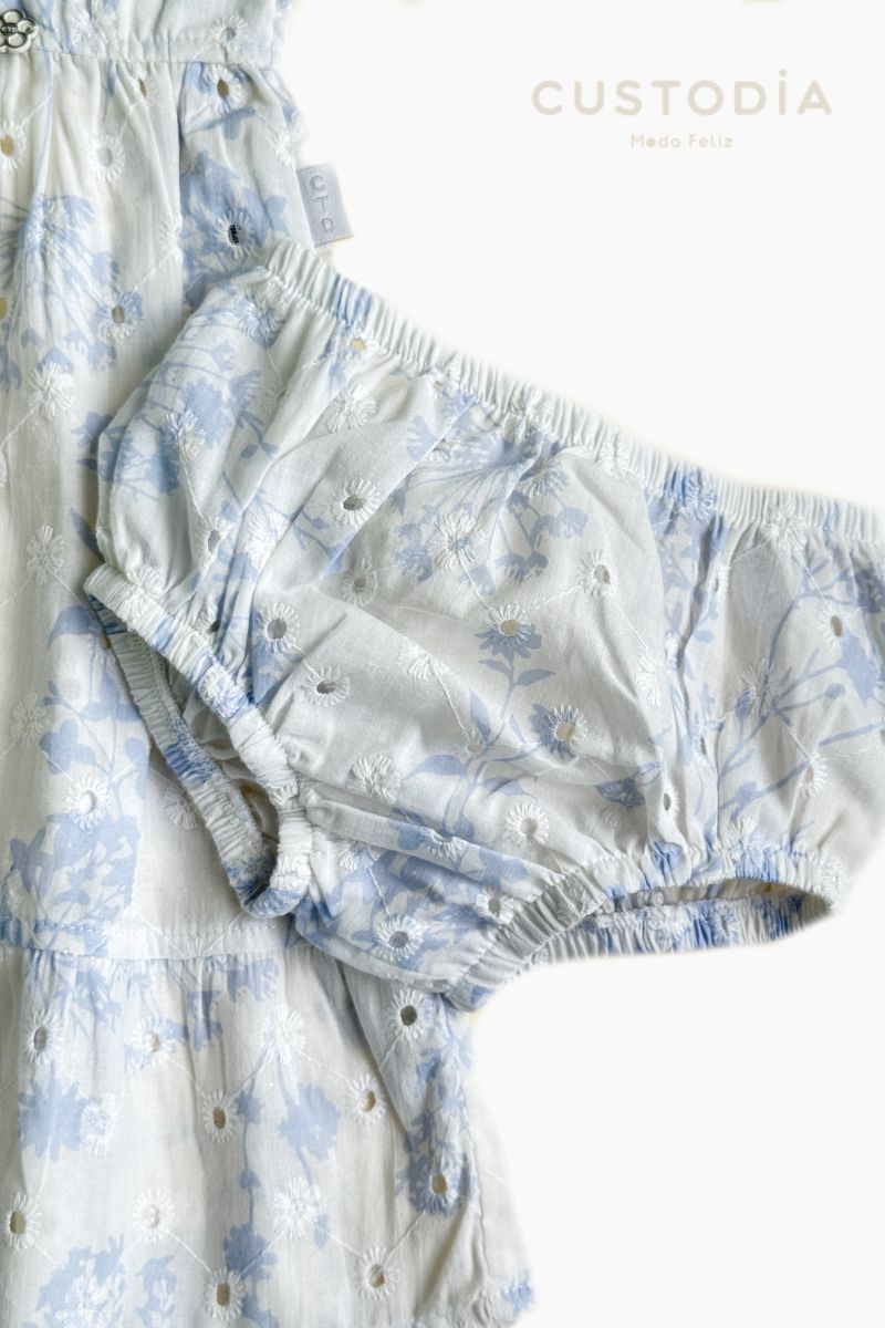 Vestido Botones Ojalillo