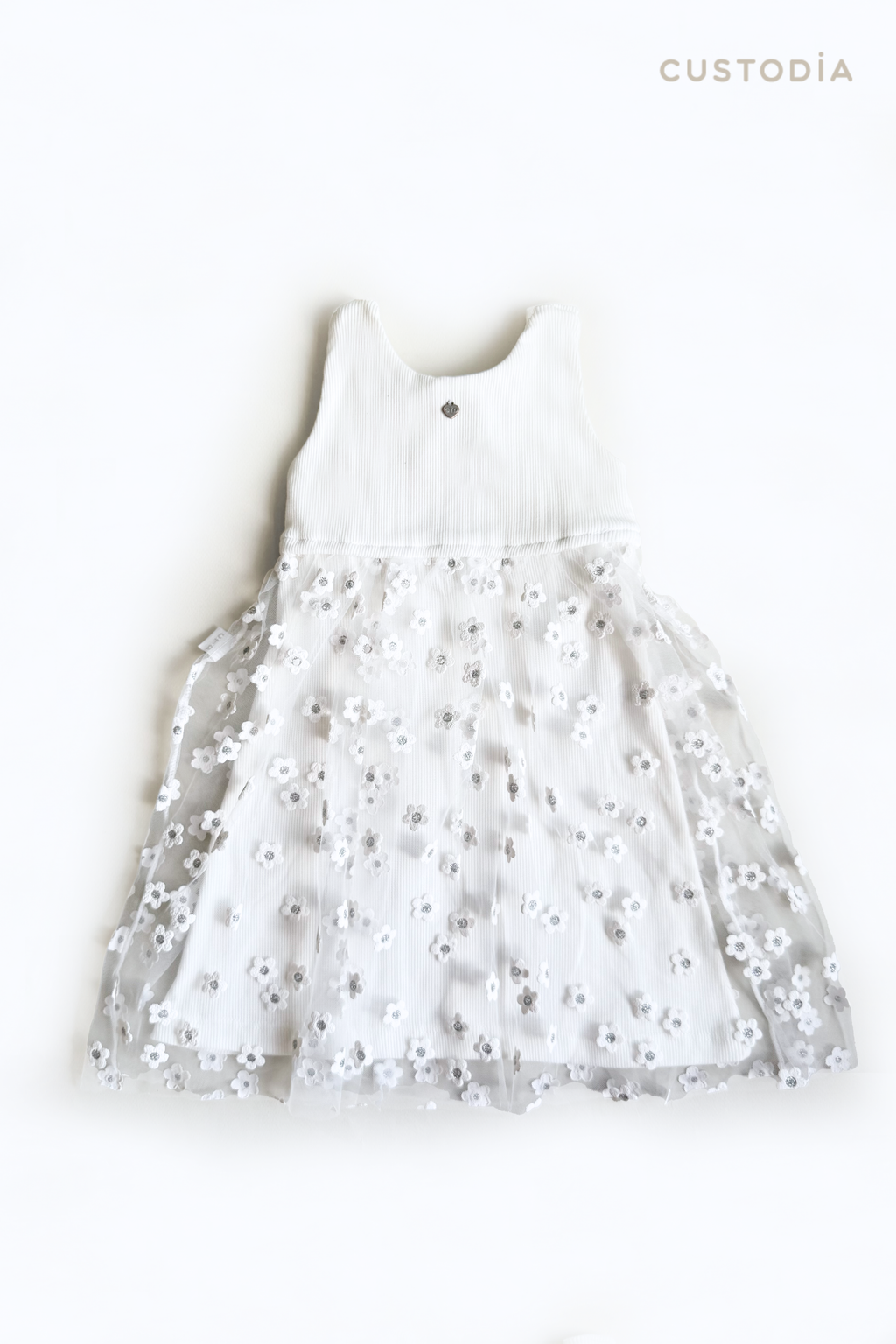 Vestido Special Flores Brillo