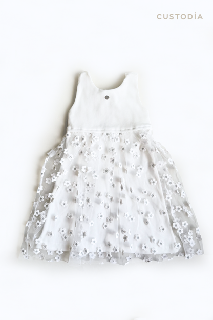 Vestido Special Flores Brillo