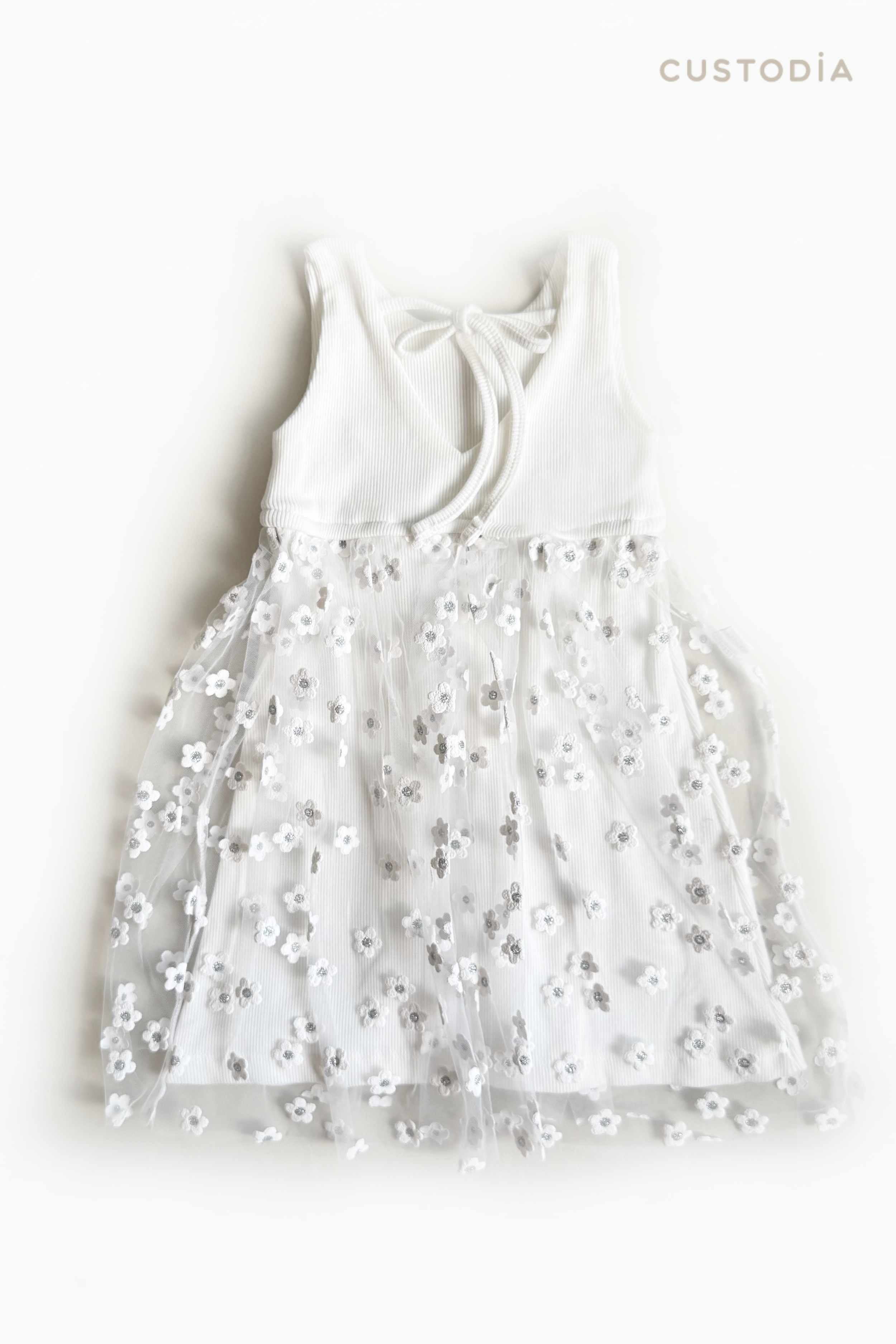 Vestido Special Flores Brillo