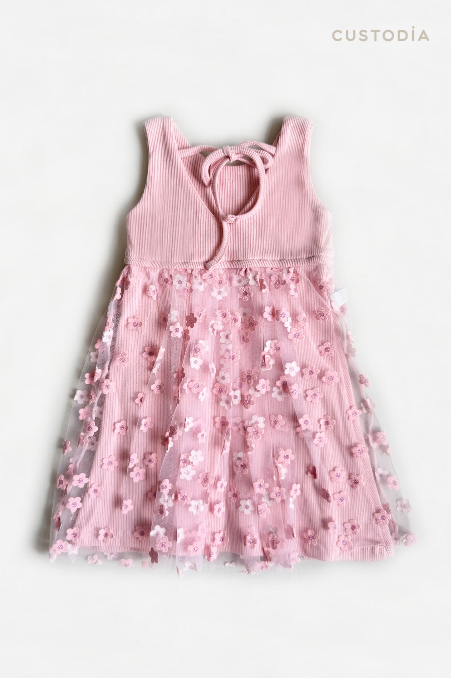 Vestido Special Flores Brillo