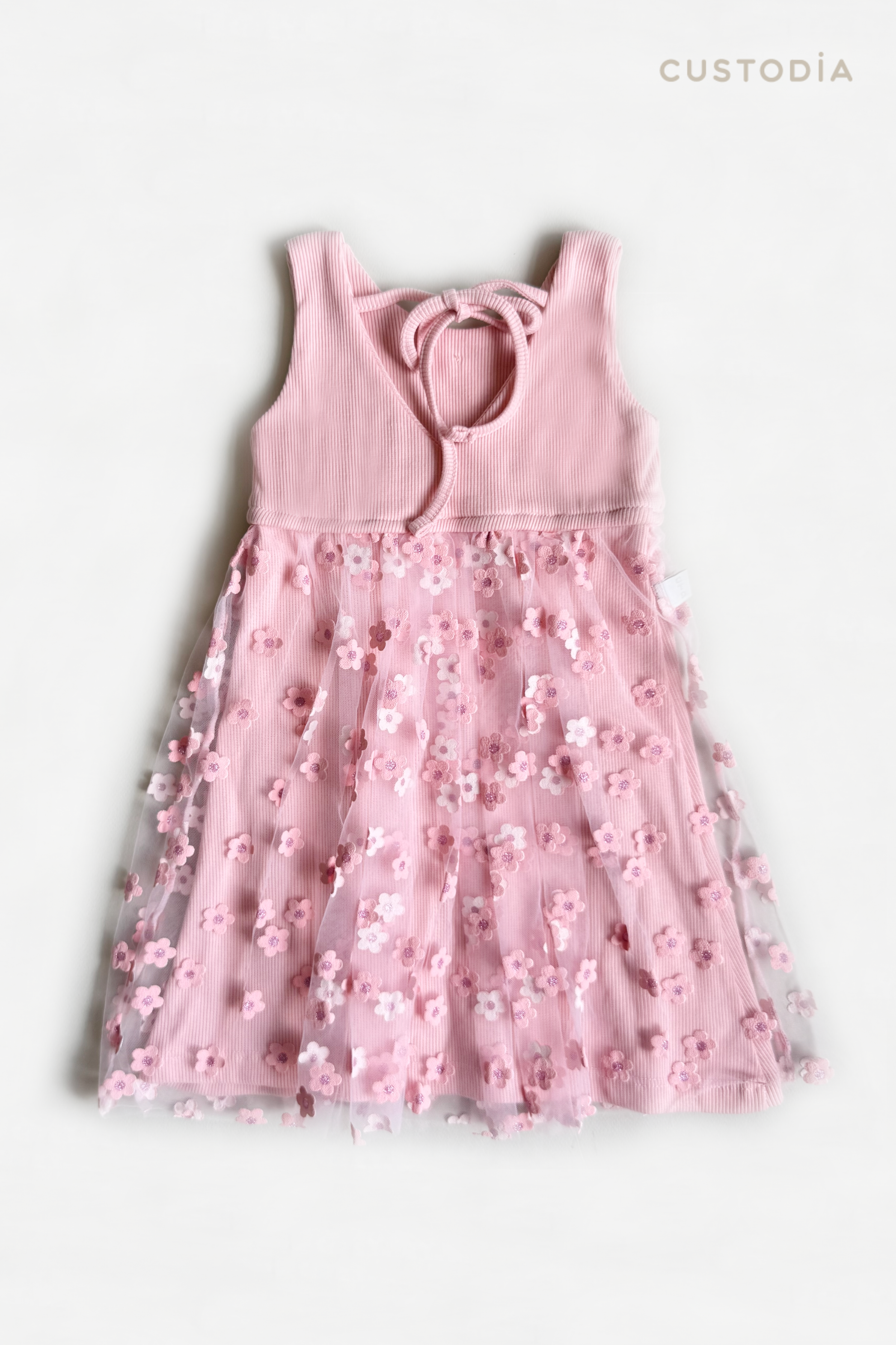Vestido Special Flores Brillo
