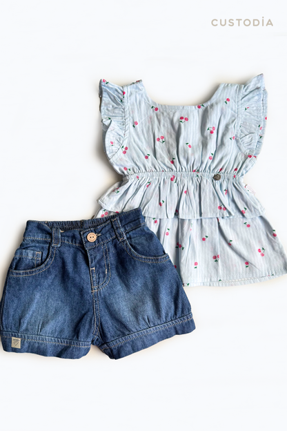 Set 2 Prendas Cerezas