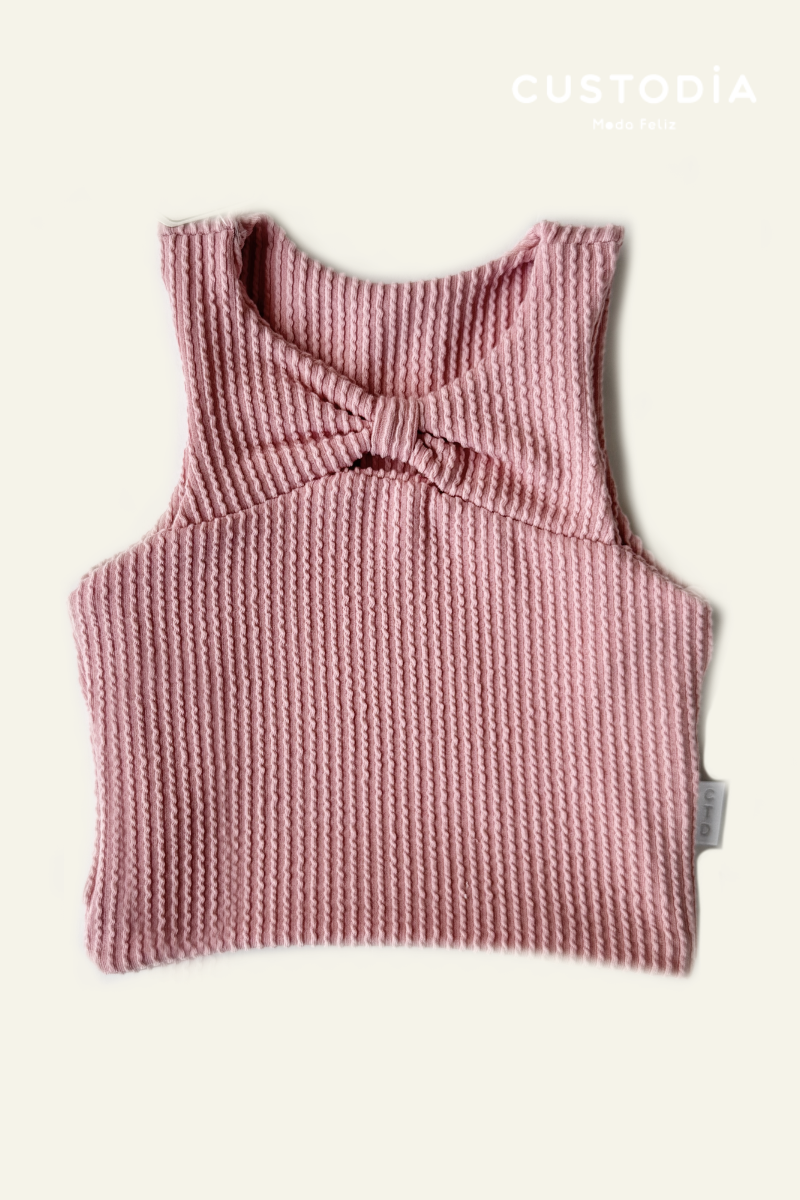 Crop Top Moño Frente