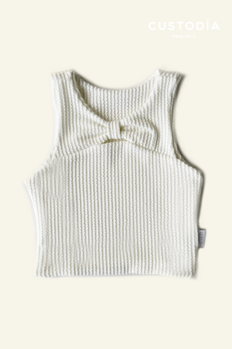 Crop Top Moño Frente