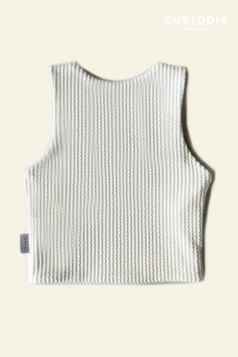 Crop Top Moño Frente