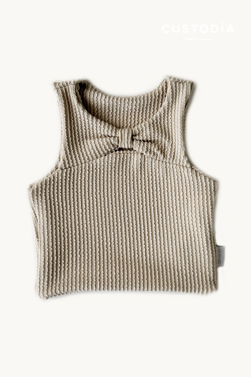 Crop Top Moño Frente