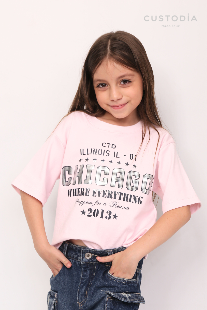 Camiseta Oversize Chicago