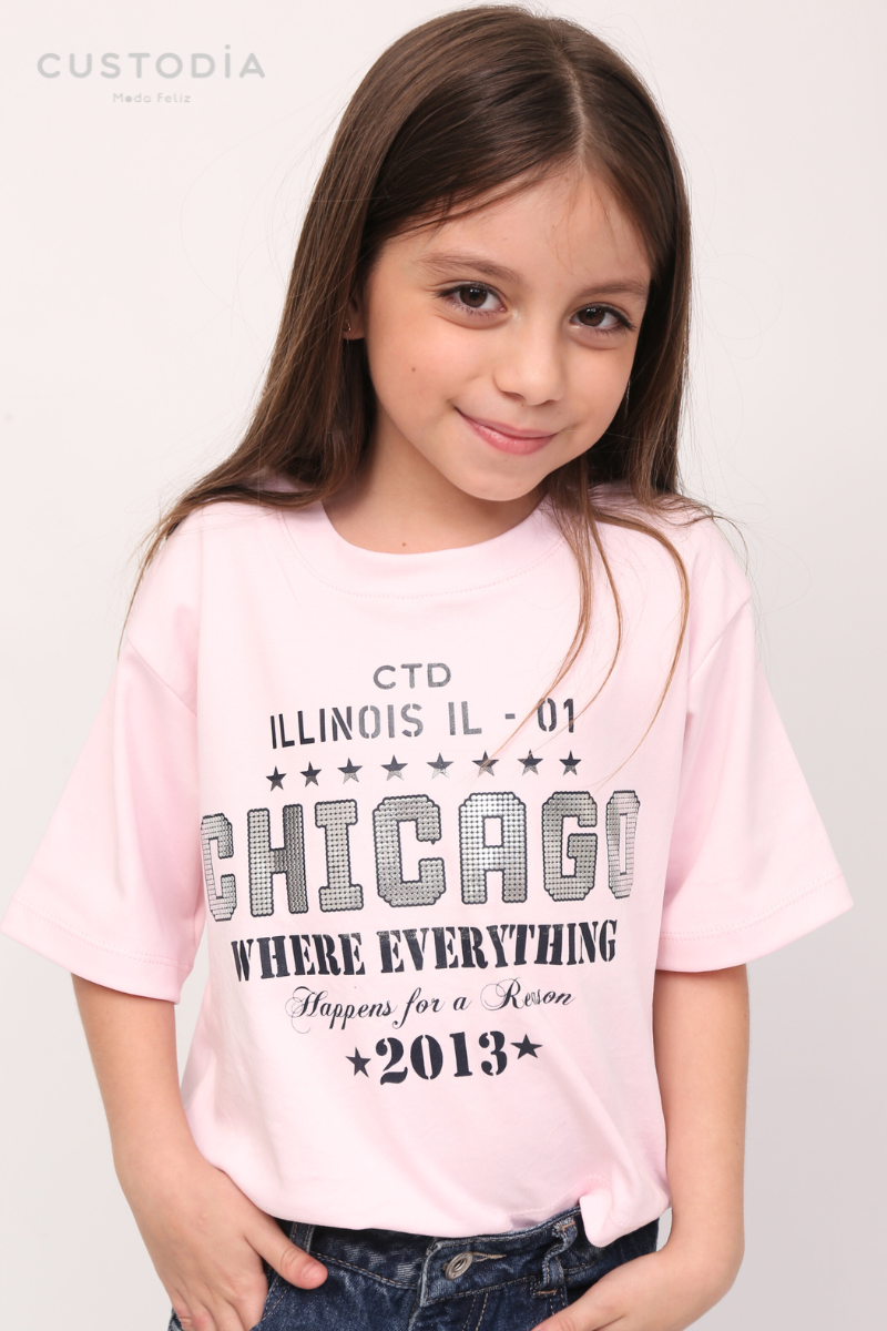 Camiseta Oversize Chicago