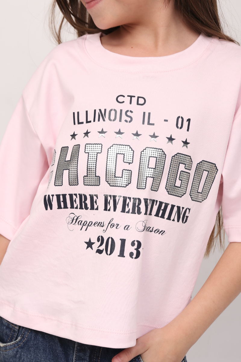 Camiseta Oversize Chicago