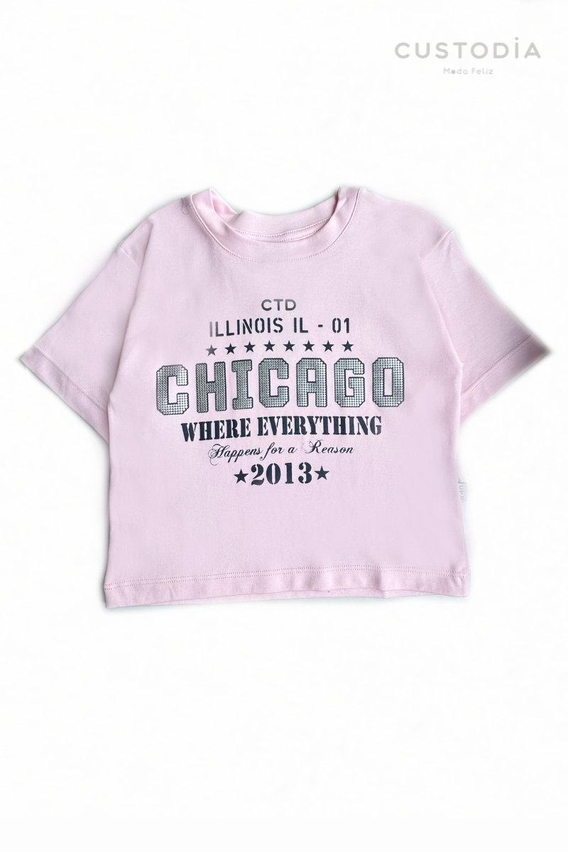 Camiseta Oversize Chicago