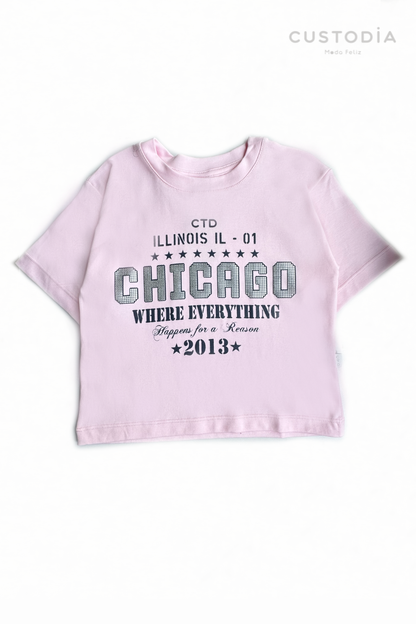 Camiseta Oversize Chicago