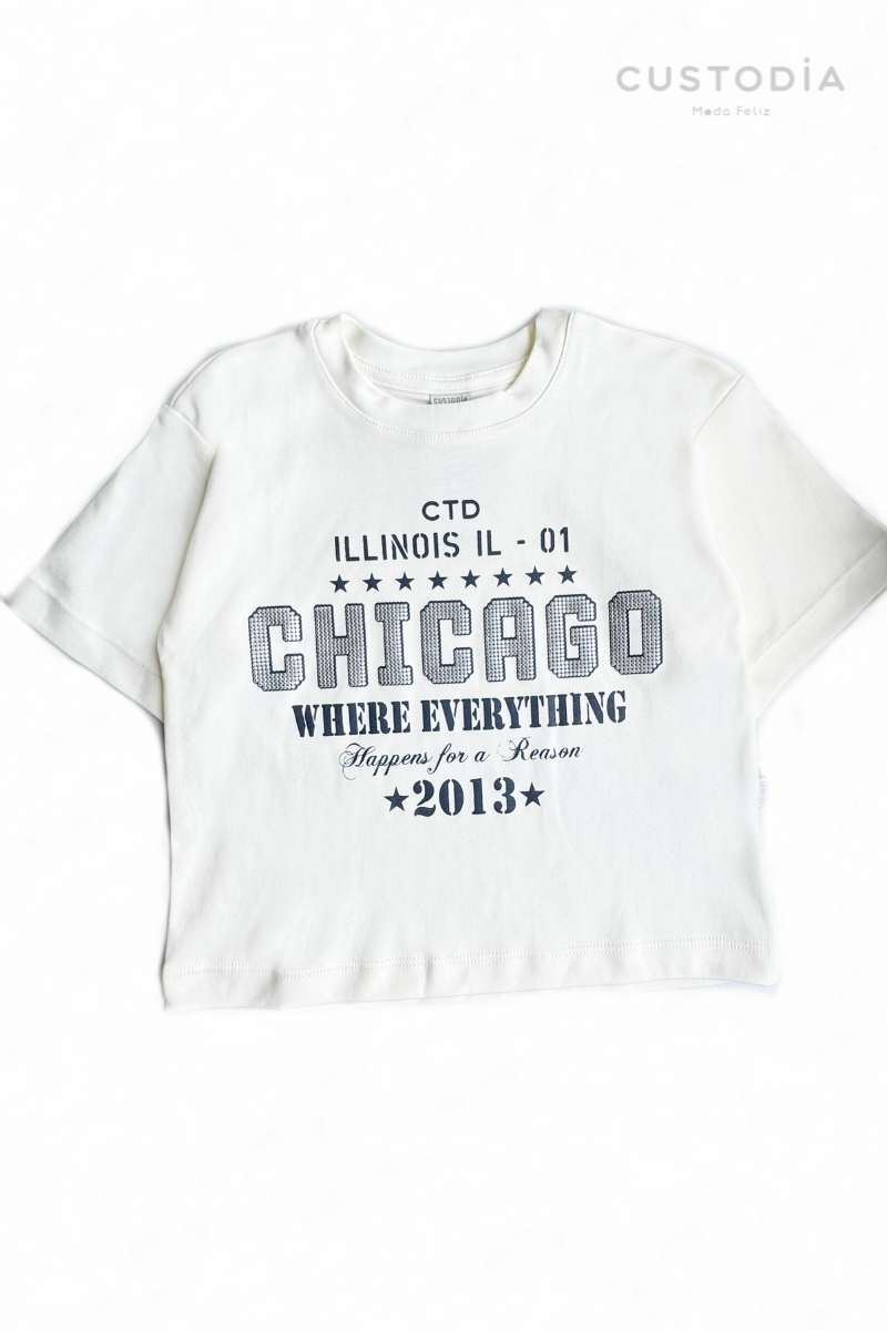 Camiseta Oversize Chicago
