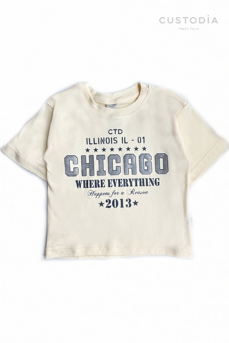 Camiseta Oversize Chicago