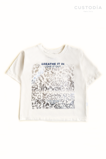 Camiseta Oversize Animal Print