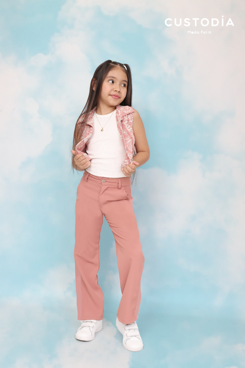 Set Chaleco Bordado