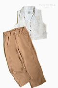 Set Chaleco Bordado