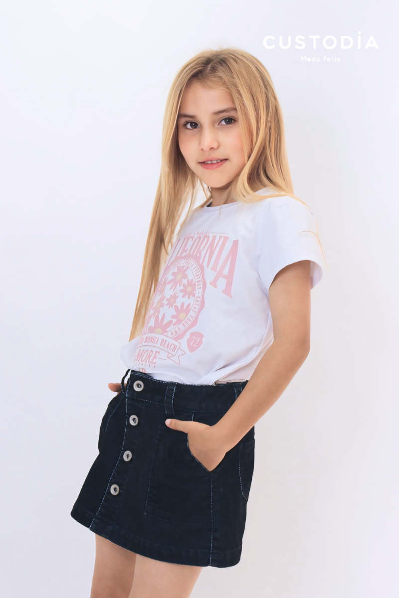 Set Falda Y Camiseta California