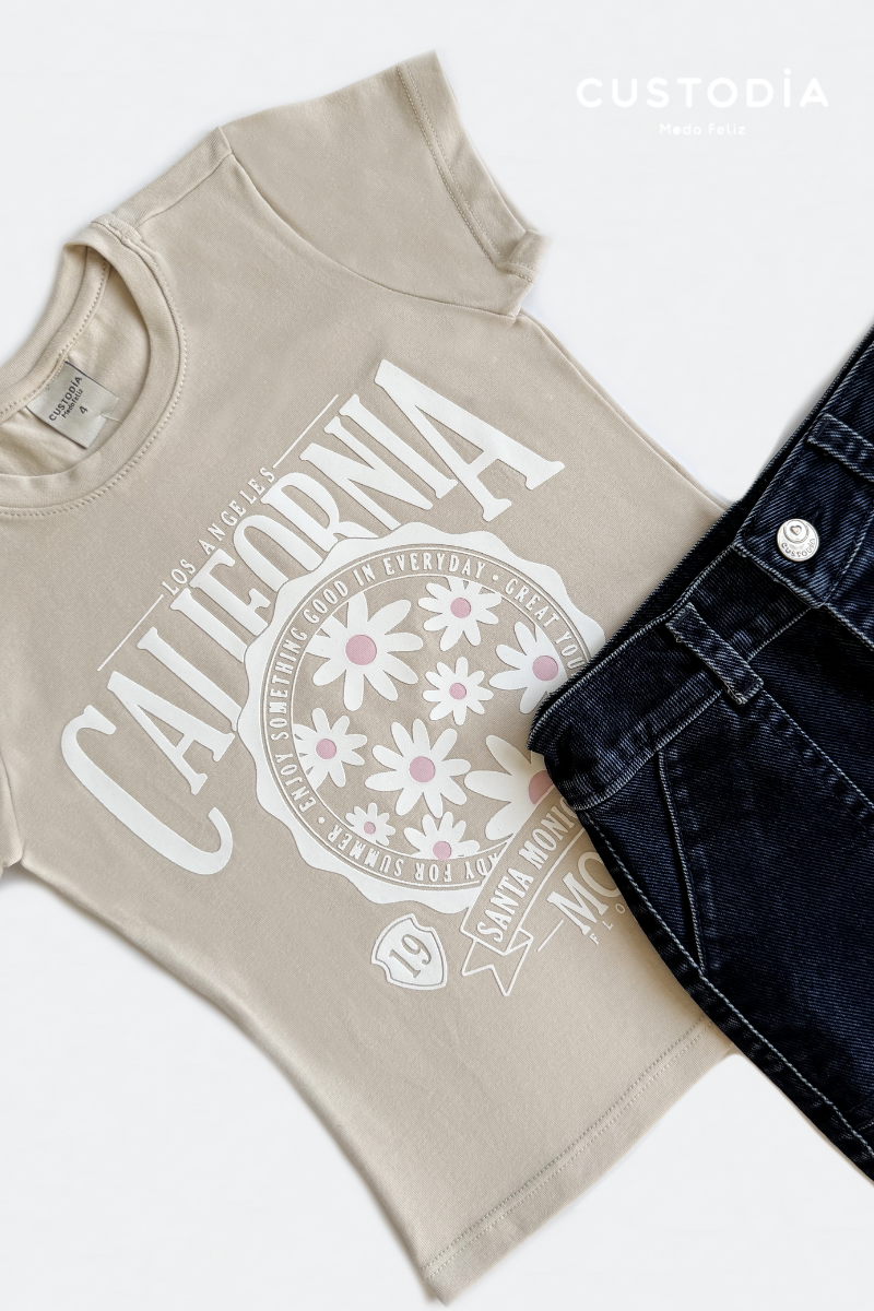 Set Falda Y Camiseta California