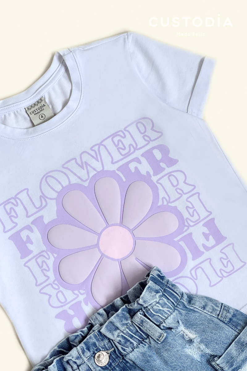 Set Falda Jean Y Camiseta