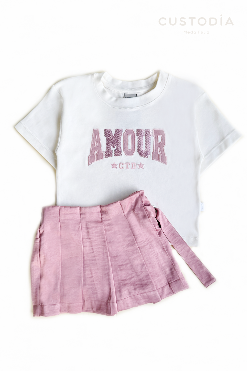Set Falda Short Amour