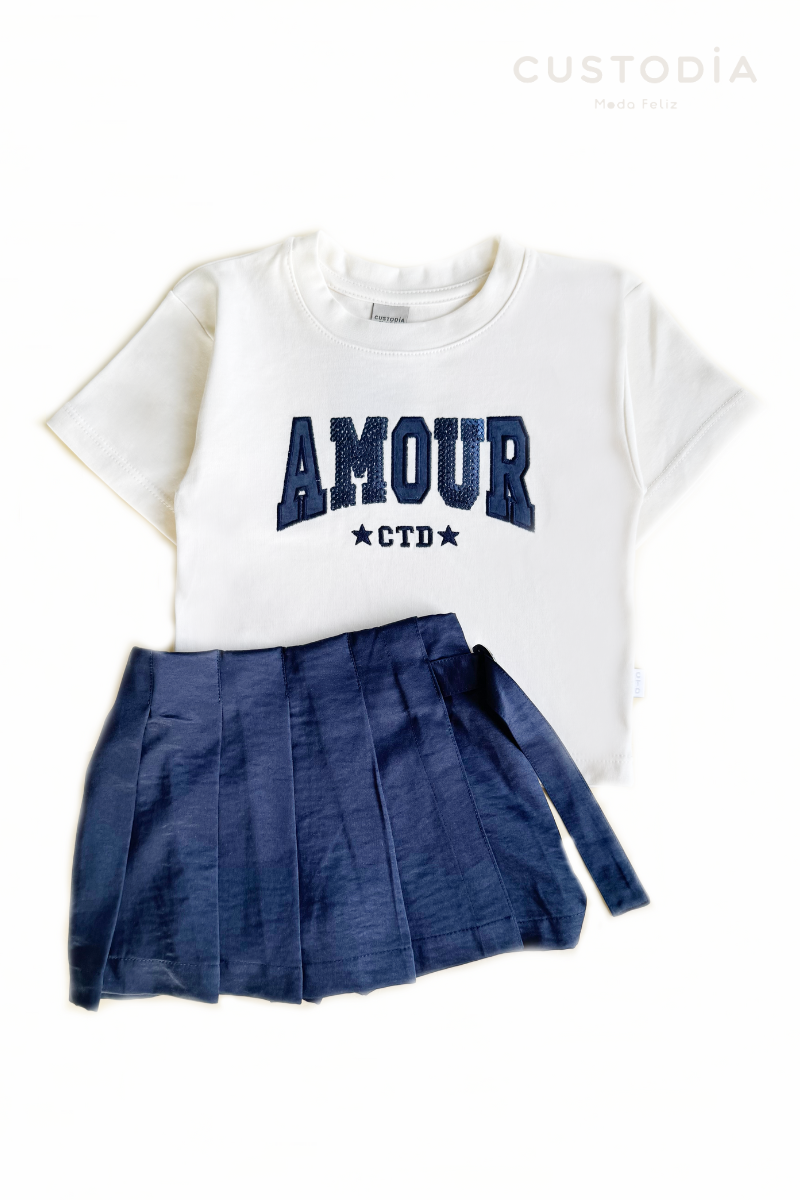 Set Falda Short Amour