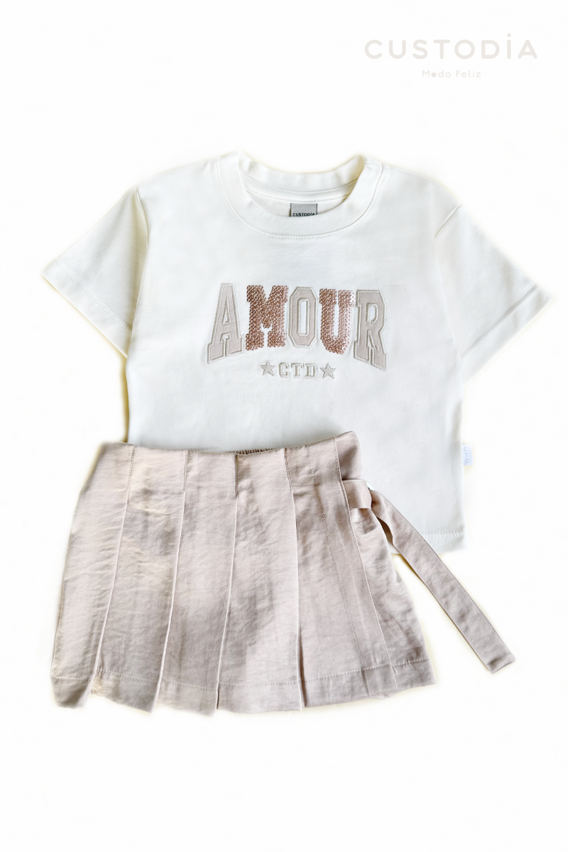 Set Falda Short Amour