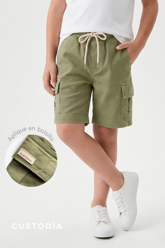 Bermuda Drill Custodia Color