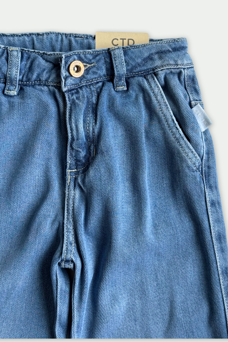 Set Jean y Crop Top  Berlín Para Niña