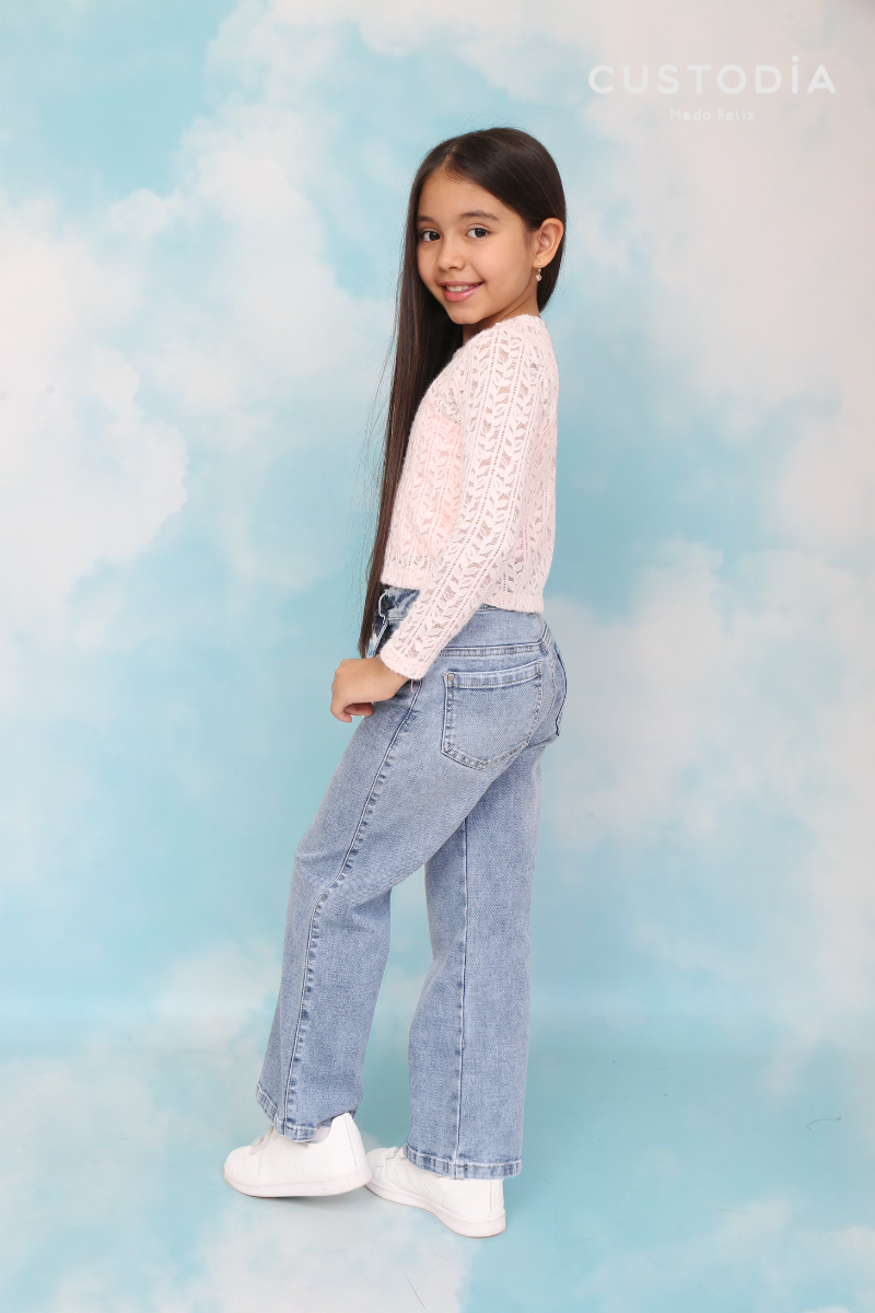 Set Jean y Buzo Blonda