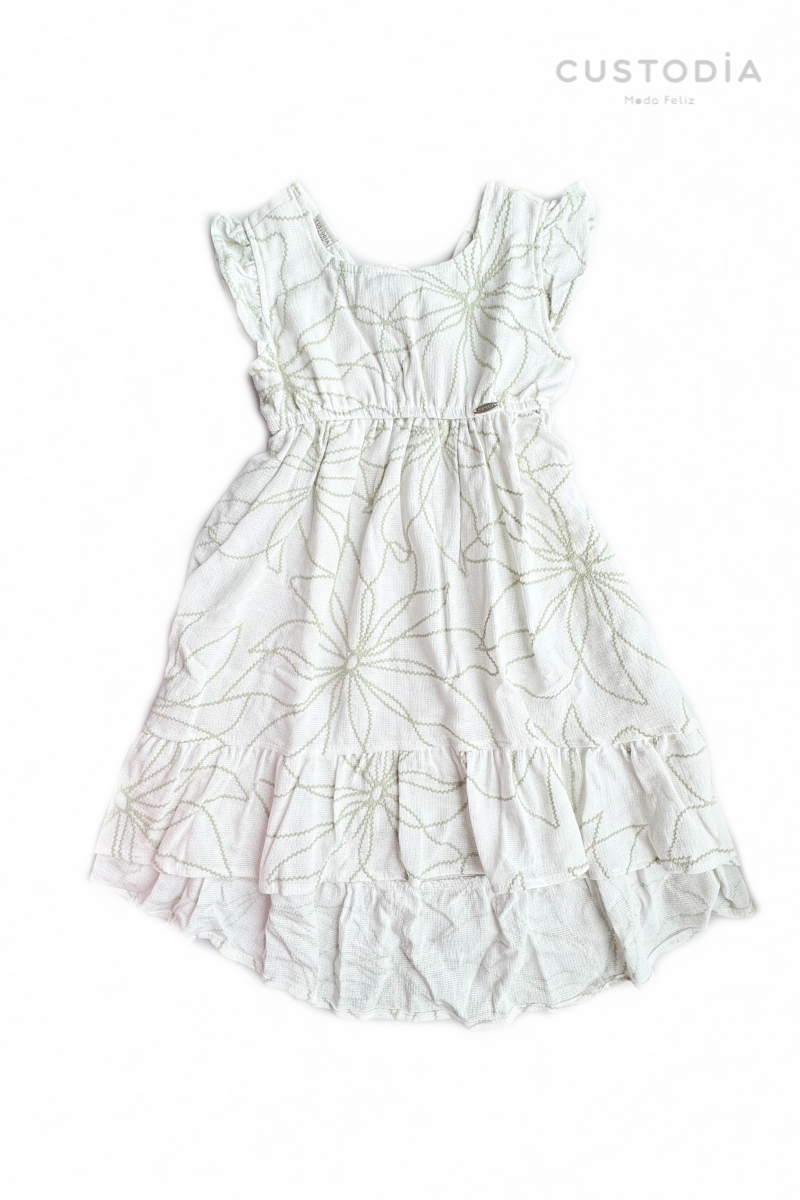 Vestido Artesanal Amarre Espalda