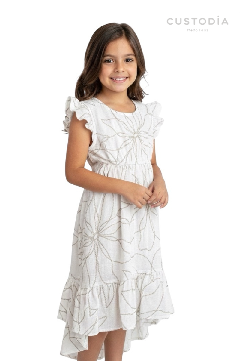 Vestido Artesanal Amarre Espalda