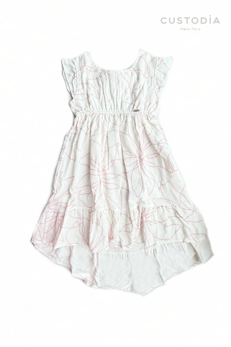 Vestido Artesanal Amarre Espalda